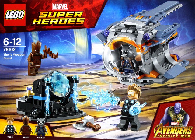 LEGO Super Heroes Poszukiwanie broni Thora (76102) [KLOCKI]
