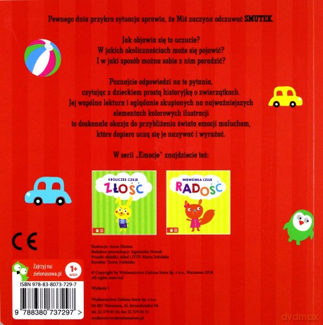 Miś czuje smutek. Emocje [KSIĄŻKA]