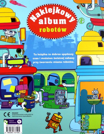 Naklejkowy album robotów - Kirsteen Robson [KSIĄŻKA]