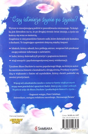 Opowieści z Biura Duchów. Prawdziwe historie osób które zbliżyły się do nieznanego - Ada Edelman [KSIĄŻKA]