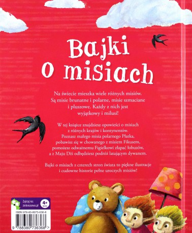 Bajki o misiach z czterech stron świata Pakiet - Aniela Cholewińska-Szkolik [KSIĄŻKA]