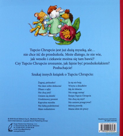 Przedszkolak na medal. Tupcio Chrupcio [KSIĄŻKA]