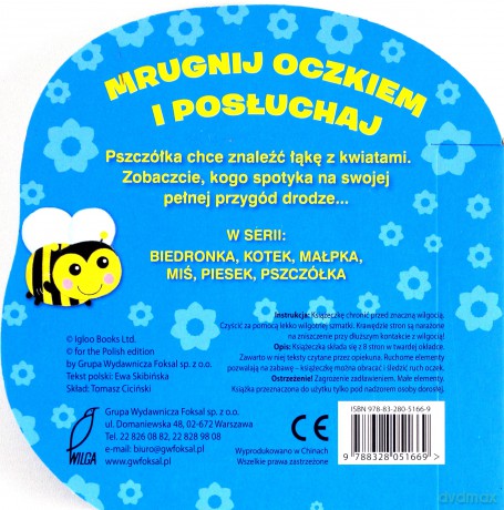 Pszczółka. Mrugnij oczkiem i posłuchaj [KSIĄŻKA]