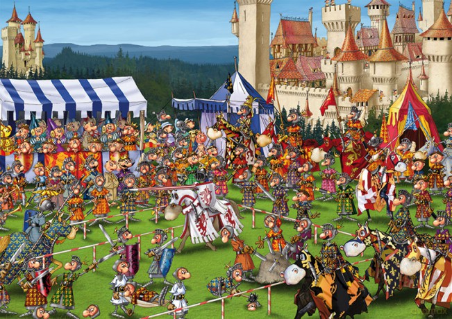 PIATNIK 1000 el. Ruyer turniej rycerski [PUZZLE]