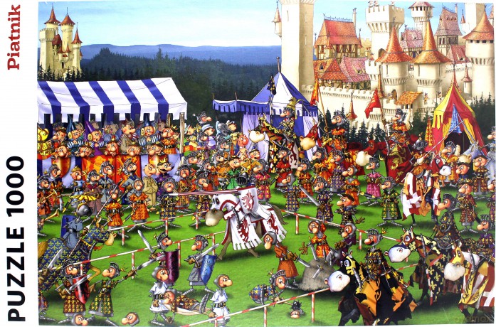 PIATNIK 1000 el. Ruyer turniej rycerski [PUZZLE]