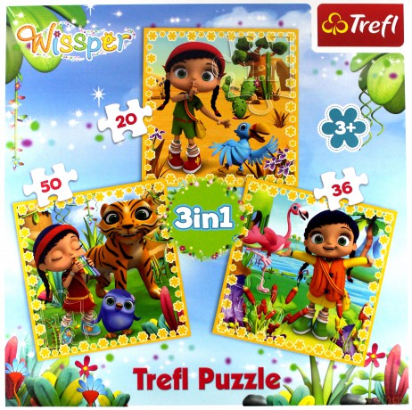 TREFL 3w1 wissper wspólne podróże [PUZZLE]