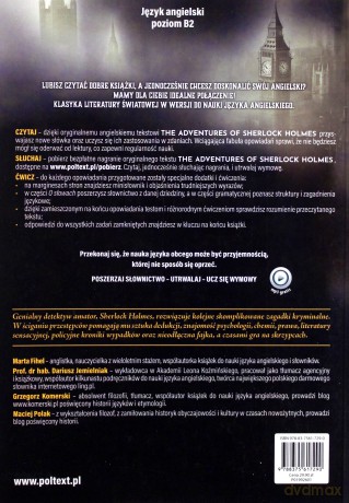 The adventures of Sherlock Holmes. Przygody Sherlocka Holmesa w wersji do nauki angielskiego - Arthur Conan Doyle [KSIĄŻKA]