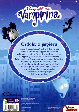 Vampirina Disney. Ozdoby z papieru - Natalia Berlik [KSIĄŻKA]