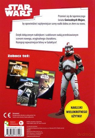 Walka dobra ze złem. Przyklejam, dekoruję, projektuję Star Wars (Gwiezdne Wojny) - Anna Sobich-Kamińska [KSIĄŻKA]