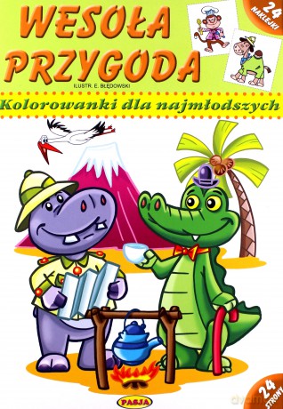 Wesoła przygoda. Kolorowanki dla najmłodszych [KSIĄŻKA]