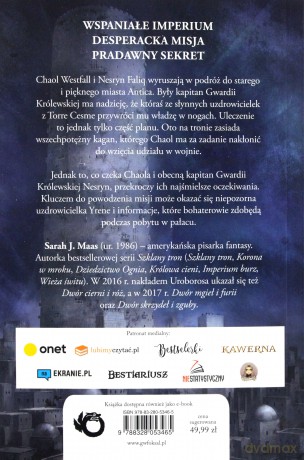 Szklany tron (Tom 5.5): Wieża świtu - Sarah J. Maas [KSIĄŻKA]