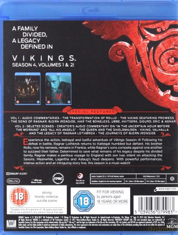 Vikings Complete Season 4 [6xBlu-Ray]