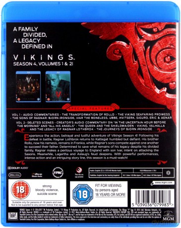 Vikings Complete Season 4 [6xBlu-Ray]