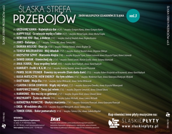 Śląska Strefa Przebojów vol. 3 [CD]