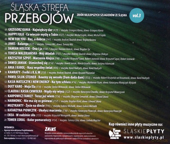 Śląska Strefa Przebojów vol. 3 [CD]