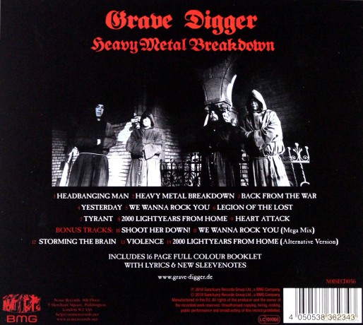 Grave Digger: Heavy Metal Breakdown [CD]