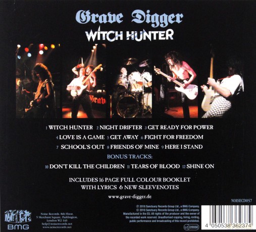 Grave Digger: Witch Hunter [CD]