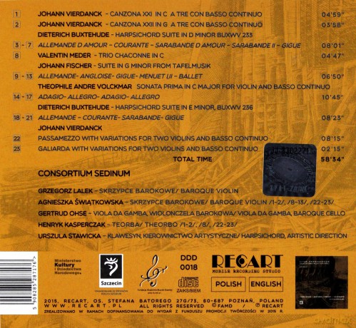 Consortium Sedinum: Vitae Pomeranorum: Zaginiony Świat Muzyki Pomorskiej vol. II [CD]