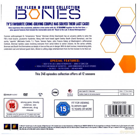 Bones - Seasons 1 - 12 [66DVD]
