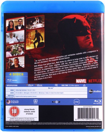 Daredevil Season 2 [4xBlu-Ray]
