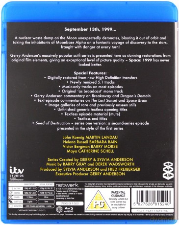 Space: 1999: The Complete Series [10xBlu-Ray]