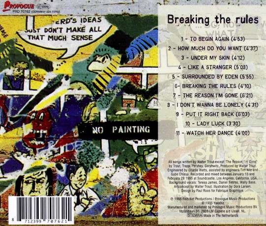 Walter Trout Band: Breakin The Rules [CD]