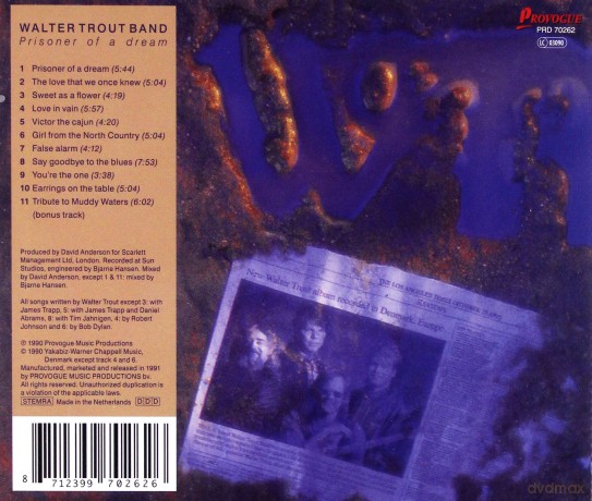Walter Trout Band: Prisoner Of A Dream [CD]