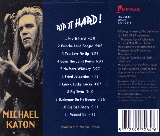 Michael Katon: Rip It Hard [CD]