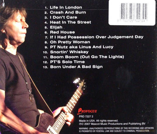 Pat Travers: Stick With What You Know Live In Europe [CD]