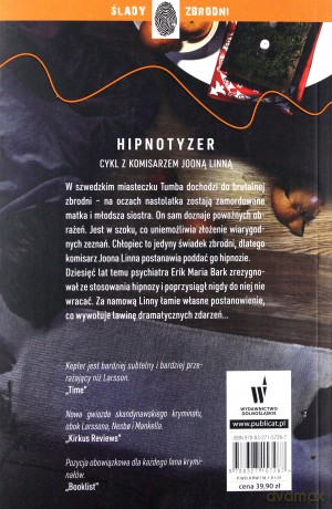 Hipnotyzer - Lars Kepler [KSIĄŻKA]