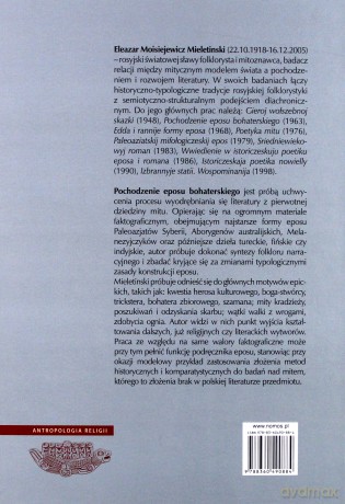 Pochodzenie eposu bohaterskiego. Wczesne formy i archaiczne zabytki - Eleazar Mieletinski [KSIĄŻKA]