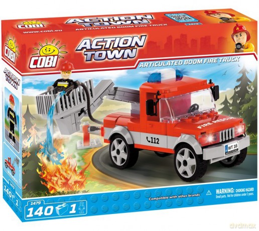 ACTION TOWN 140 el. Ciężarówka straży pożarnej [KLOCKI]