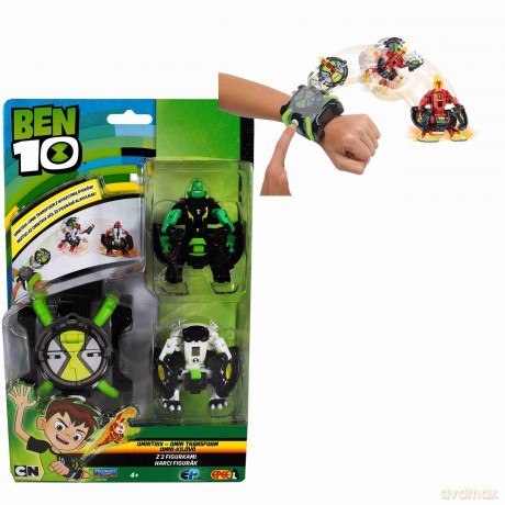 Ben 10 Omnitrix Omni Transform Dimondhead+Cannobolt (wysyłka losowa) [FIGURKA]