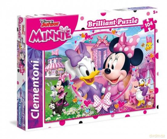 CLEMENTONI 104 el. Minnie Szczęśliwi pomocnicy [PUZZLE]