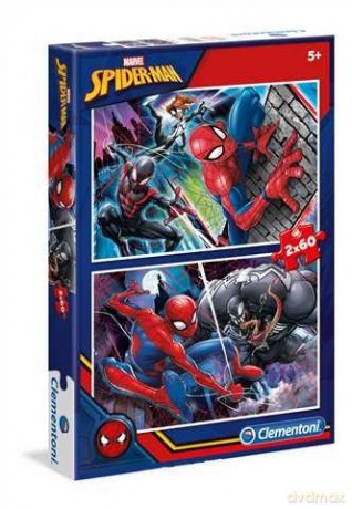 CLEMENTONI 2x60 el. Spiderman [PUZZLE]