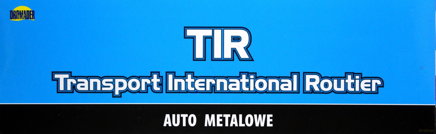 Tir metalowy w pudełku