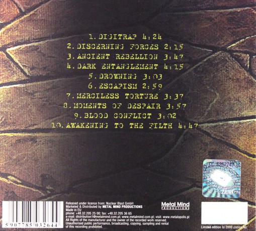 Opprobrium: Discernind Forces (Remastered) (digipack) [CD]