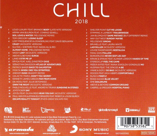 Armada Chill 2018 [2CD]