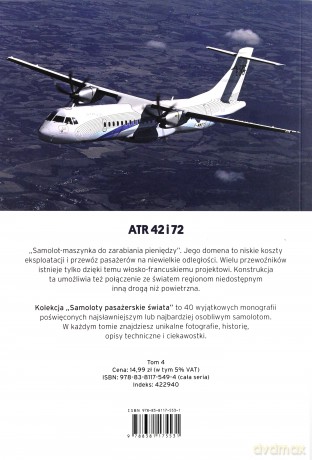 Atr 42 i 72. Samoloty pasażerskie świata (Tom 4) [KSIĄŻKA]