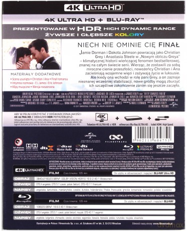 Nowe oblicze Greya [Blu-Ray 4K]+[Blu-Ray]