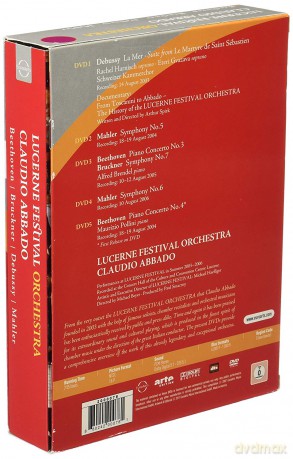 Brendel & Pollini & Harnisch & Gvazava: Lucerne Festival Orchestra - Claudio Abbado - The First 5 Years [5DVD]