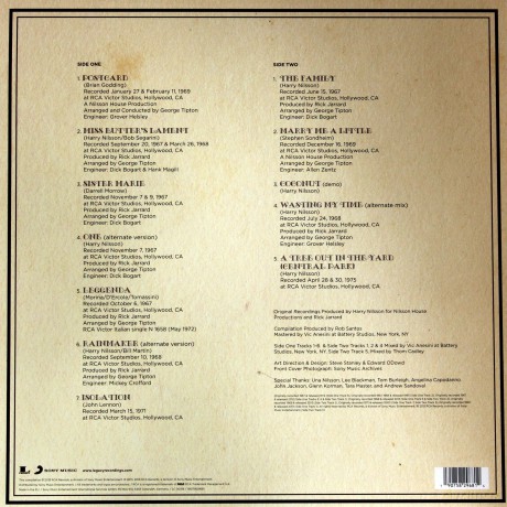 Harry Nilsson: Sessions 1967-1975 - Rarities From The RCA Albums Collection [Winyl]