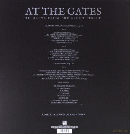 At The Gates: To Drink From The Night Itself [2xWinyl]+[2CD]
