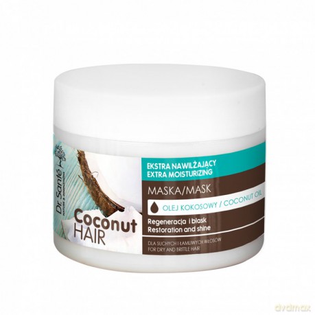 Dr. Sante Coconut Hair Maska nawilżająca do włosów suchych i łamliwych 300ml