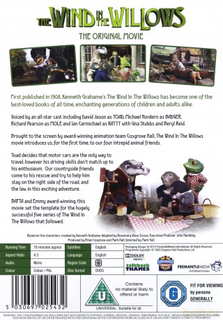 The Wind in the Willows [DVD]