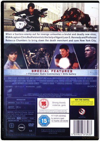 Resident Evil: Vendetta [DVD]