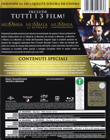 La Mummia: La Trilogia (steelbook) [3xBlu-Ray]