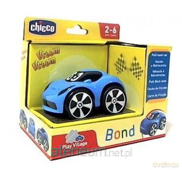 Autko Mini turbo touch Bond- niebieski