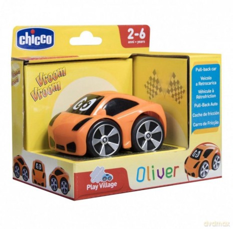 Autko Mini turbo touch Oliver- pomarańczowy