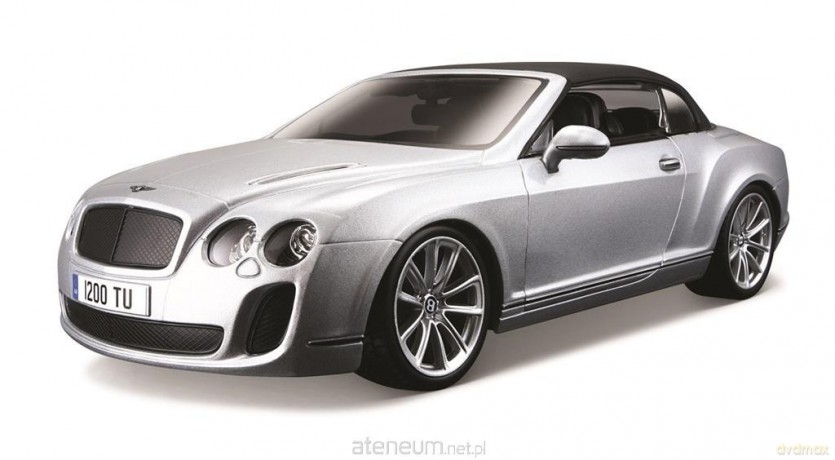 Bentley Continental srebrny 1:18